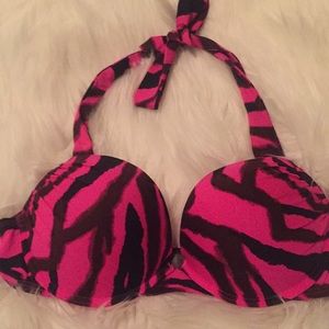 Pink and black Victoria secret push up top